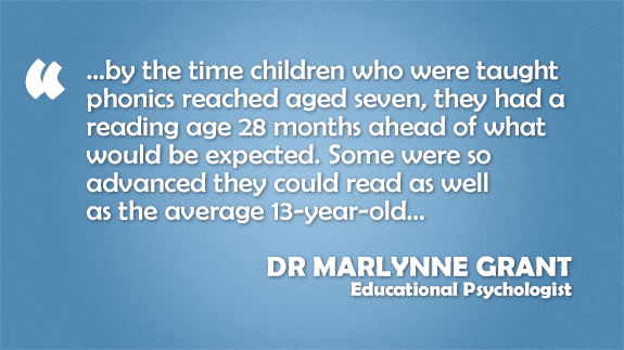 telegraph.co.uk, Dr Marlynne Grant Quote on Phonics
