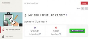 SkillsFuture Submit Claim